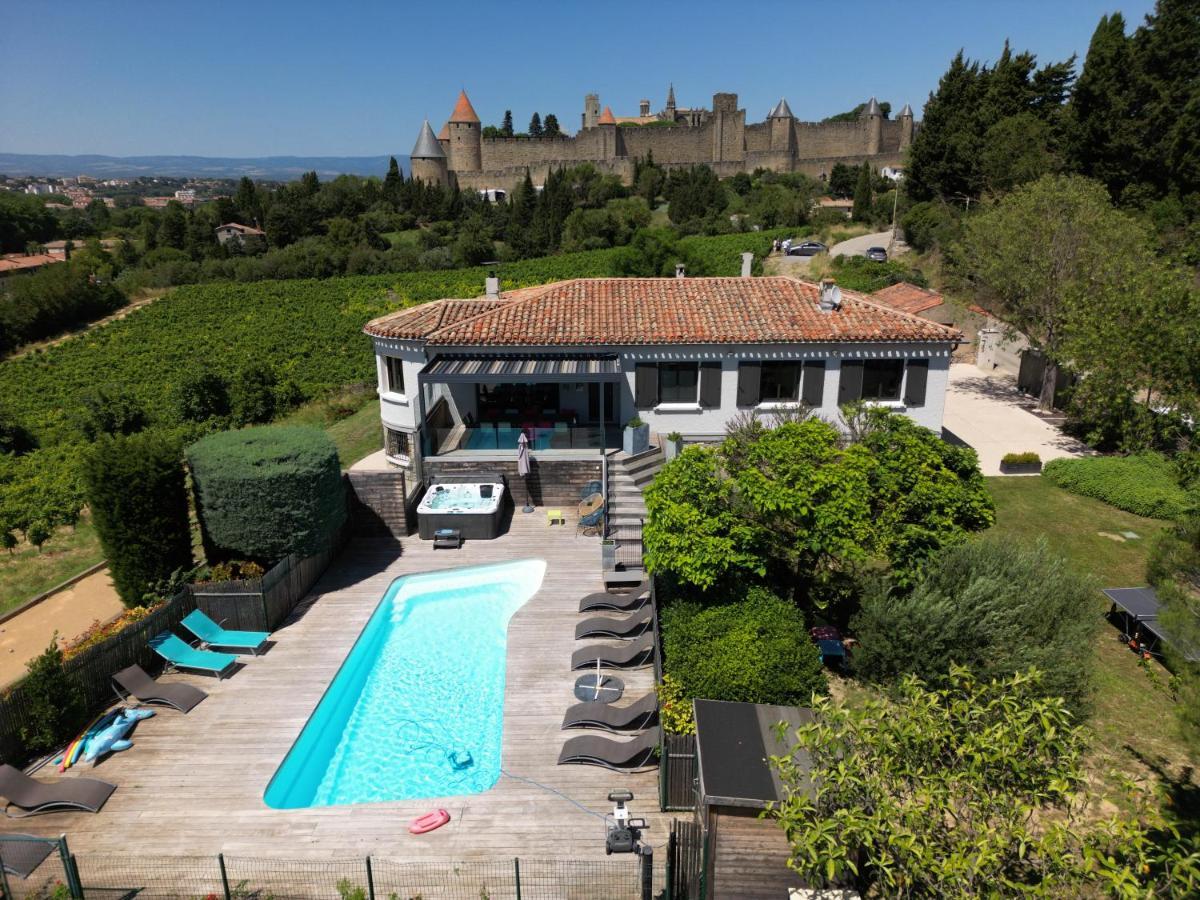 L'Ecrin De La Cite, Coeur De Vignes - Vivez Une Experience Inoubliable ! Carcassonne Exterior foto